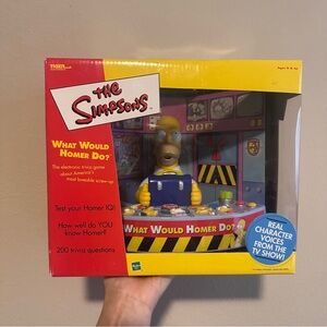 Vintage The Simpsons 'What Would Homer Do?' Trivia Game